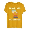 I Came I Saw I Climbed Kletterer Sportklettern Bouldern T-Shirt