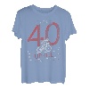 Lustiges Radfahrer-T-Shirt zum 40. Geburtstag zum 40. Geburtstag T-Shirt