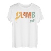 Retro Graphic Climbing Bouldern Rock Climber Mountaineer T-Shirt