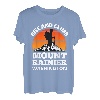 Steigen Sie auf und erklimmen Sie den Mount Rainier, Washington, Bergsteigen T-Shirt