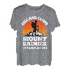 Steigen Sie auf und erklimmen Sie den Mount Rainier, Washington, Bergsteigen T-Shirt
