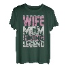Bergsteigen Ehefrau Mom Wandern Legende Wandern Damen T-Shirt