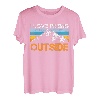 Bergsteiger lustig Peeing outside Naturburschen Bergfan T-Shirt