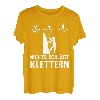 Bergsteigen Bouldern Klettern Kletterer T-Shirt