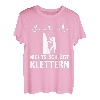 Bergsteigen Bouldern Klettern Kletterer T-Shirt