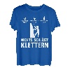 Bergsteigen Bouldern Klettern Kletterer T-Shirt