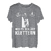 Bergsteigen Bouldern Klettern Kletterer T-Shirt