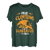 Free Climbing Isn't Dangerous Falling Is Climbing Bouldern T-Shirt
