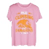 Free Climbing Isn't Dangerous Falling Is Climbing Bouldern T-Shirt