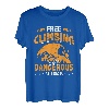 Free Climbing Isn't Dangerous Falling Is Climbing Bouldern T-Shirt