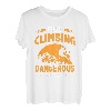 Free Climbing Isn't Dangerous Falling Is Climbing Bouldern T-Shirt