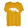 Bär Wald Natur Landschaft Silhouette Minimalismus Tier T-Shirt
