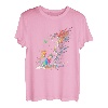 Skitour Splash Art Retro Skitouren Tourengeher Skifahrer T-Shirt
