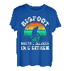 Bigfoot Wanderer und lustige Bergsteiger Naturburschen T-Shirt