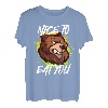 Naturburschen lustig Wanderer Nice to eat you Bergsteiger T-Shirt