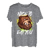 Naturburschen lustig Wanderer Nice to eat you Bergsteiger T-Shirt