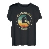 Herren Papa Bergsteiger Climbing Dad Vater Klettern T-Shirt