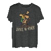 Machen Sie eine Wanderung Elch Bergsteigen Natur T-Shirt