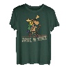 Machen Sie eine Wanderung Elch Bergsteigen Natur T-Shirt
