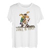 Machen Sie eine Wanderung Elch Bergsteigen Natur T-Shirt