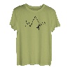 Ecg Heartbeat Graphic Bouldern Bergsteigen Felsen T-Shirt