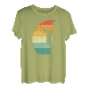 Klettern Bergsteiger Katze Retro Vintage T-Shirt