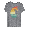 Klettern Bergsteiger Katze Retro Vintage T-Shirt