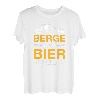 Berge und Bier Darum bin ich hier Skiurlaub Berg Skifahren T-Shirt