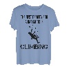 Kletterer Bergsteiger Lustiger Spruch Kletterwand T-Shirt