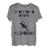 Kletterer Bergsteiger Lustiger Spruch Kletterwand T-Shirt