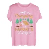 Camping Is My Favorite Therapy Outdoor-Aktivitäten Camper T-Shirt