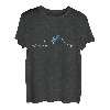 Berge Hearbeat Wandern Pulslinie Bergsteiger T-Shirt