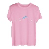 Berge Hearbeat Wandern Pulslinie Bergsteiger T-Shirt