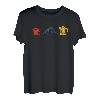 Kaffeelover Bierfan Bergsteiger Wanderer Bergfan Gipfelsport T-Shirt