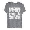 Bouldering Is The Art Of Problem Solving T-Shirt