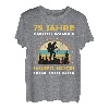 Lustiges 75 Jahre alt Geburtstag Berge & Walken Wander T-Shirt