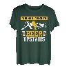 Bergfan Wanderer lustig Bergsteiger Gipfelsport Bierfan T-Shirt
