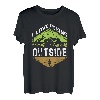 I love peeing outside Wanderer lustig Berge Wandern T-Shirt