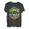 I love peeing outside Wanderer lustig Berge Wandern T-Shirt