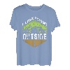 I love peeing outside Wanderer lustig Berge Wandern T-Shirt