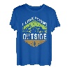 I love peeing outside Wanderer lustig Berge Wandern T-Shirt