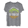 I love peeing outside Wanderer lustig Berge Wandern T-Shirt