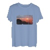 Sonnenaufgang Foto Geschenk Allgäu Grünten Alpen Panorama T-Shirt