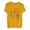 Wanderer in Flammen Trekking Retro Berge Wander Bergsteiger T-Shirt