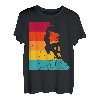 Retro Bouldern Bergsteigen Freiklettern Klettern mit Motiv T-Shirt