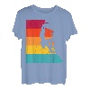 Retro Bouldern Bergsteigen Freiklettern Klettern mit Motiv T-Shirt