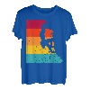 Retro Bouldern Bergsteigen Freiklettern Klettern mit Motiv T-Shirt