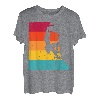 Retro Bouldern Bergsteigen Freiklettern Klettern mit Motiv T-Shirt