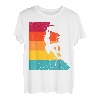 Retro Bouldern Bergsteigen Freiklettern Klettern mit Motiv T-Shirt