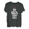 Keep Calm And Carry Chalk Seilkletterer Bouldern T-Shirt
